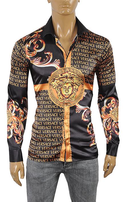 versace replica dress shirts|versace shirts for sale.